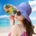 Lady Wide Brim Bucket Hat Summer Reversible Foldable Sun Beach Cap Exotic Travel  eb-53713036